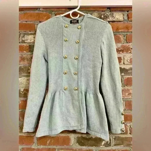 Don Sayres For Wellmore Disco Button Blouse Size 6 - Picture 1 of 7